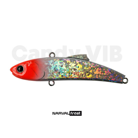 Vobleris Narval Frost Candy Vib 70mm 14g #012-Red Head 